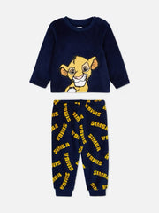 Disney The Lion King Baby Boy Navy Fleece Pyjama Set