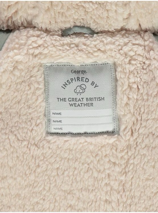 Dino Fleece Lined Padded Coat George Uk