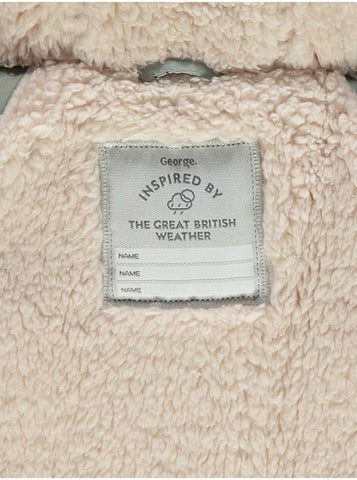 Dino Fleece Lined Padded Coat George Uk