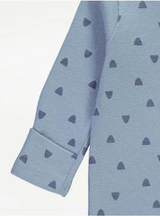 Hearts and Pattern Sleepsuits 3 Pack 6-9 Months