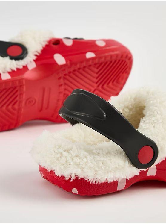 Minnie Faux Fur Clog George Uk
