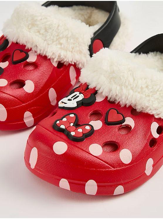 Minnie Faux Fur Clog George Uk