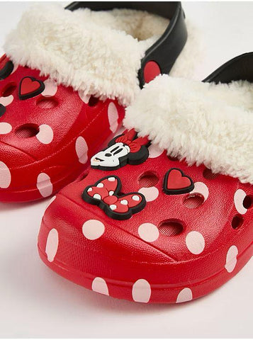 Minnie Faux Fur Clog George Uk
