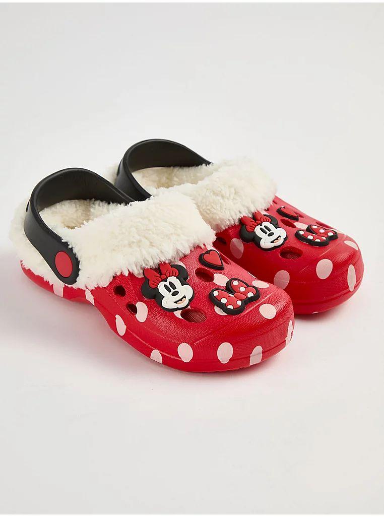 Minnie Faux Fur Clog George Uk
