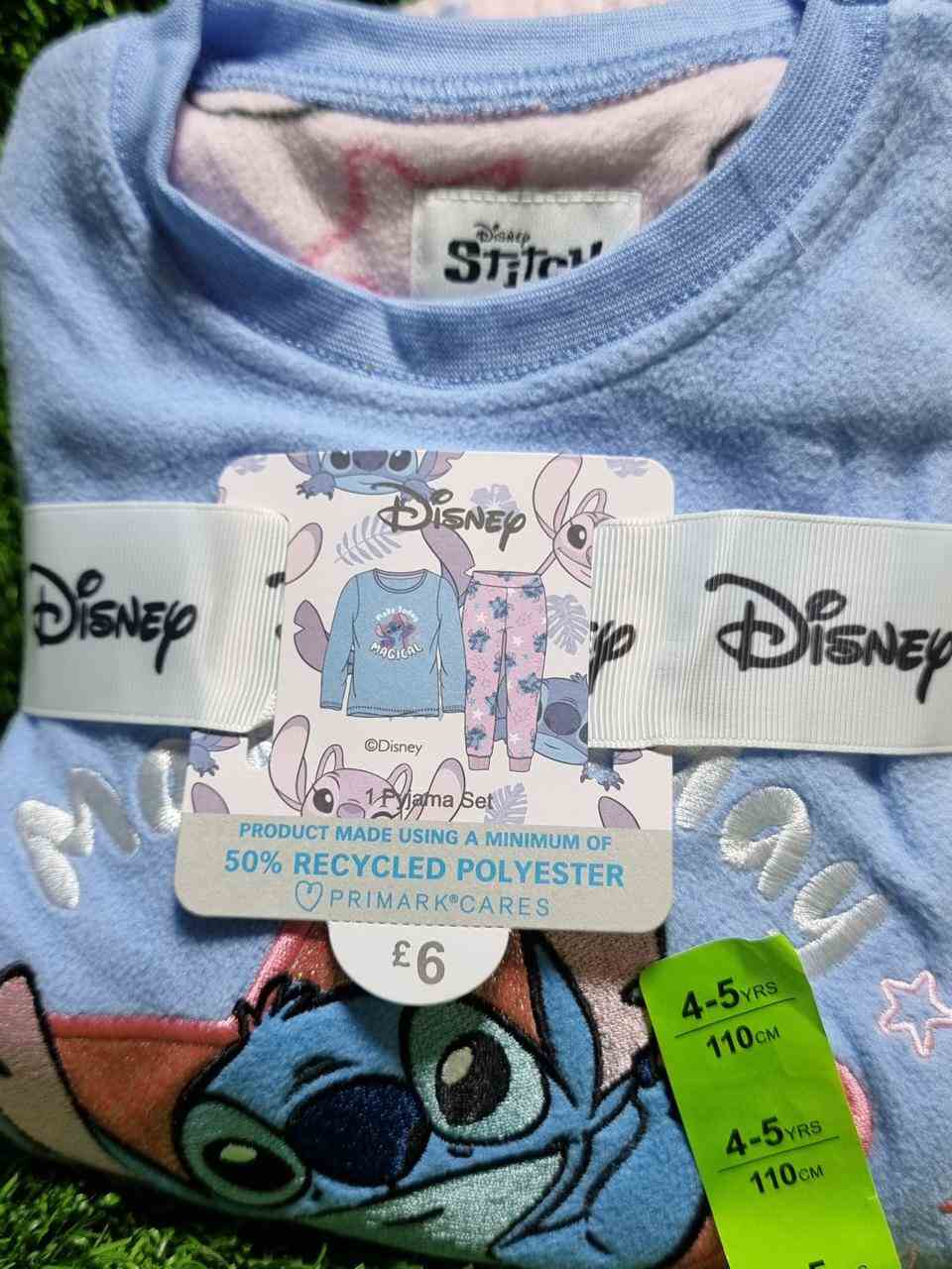 Stich Fleece Pyjamas Primark