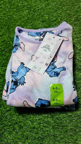 Stich OverAll Print Fleece Pyjamas Primark