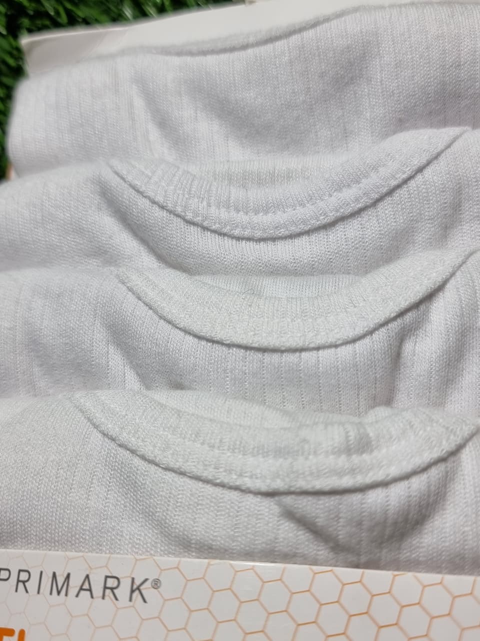 Primark Sleeveless White Thermal Vests - 4 PCS