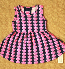 Primark Heart Printed Frock 5-6 Years
