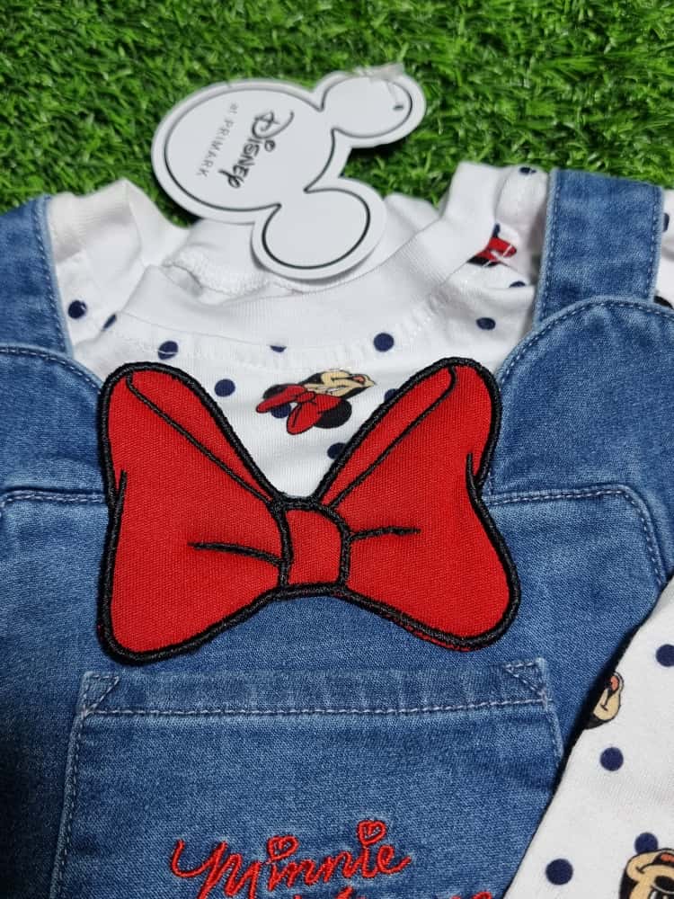 Primark Disney Dungaree Shirt Set - 2pcs