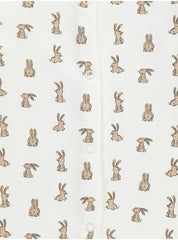 Neutral Bunny Spotty Sleepsuits 3 Pack
