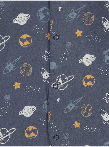 Blue Space Star Sleepsuits 3 Pack George UK