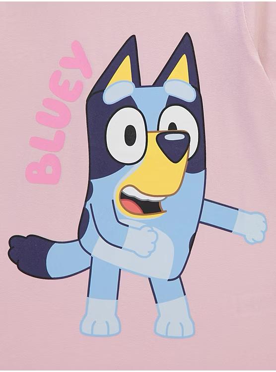 Bluey Character Pink Short Pyjamas 3 Pack - George UK