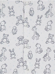 Blue Animal Print Rompers 3 Pack - George UK , 3-6 Months