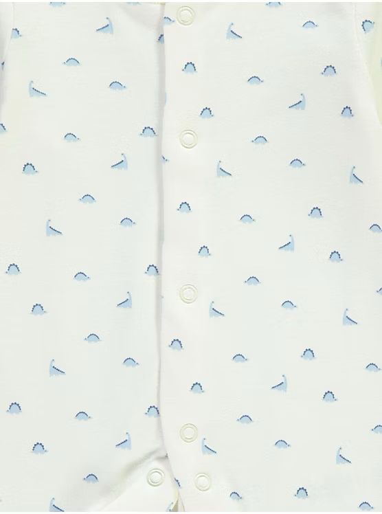 George UK Dino Print Sleepsuits Pack Of 3 - George UK