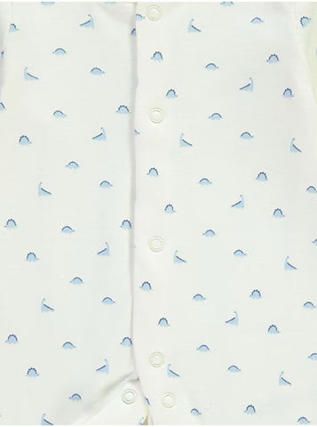 George UK Dino Print Sleepsuits Pack Of 3 - George UK