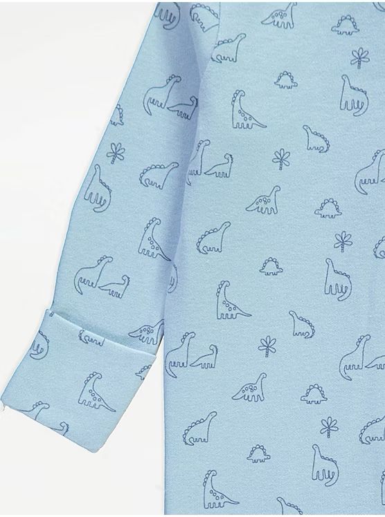 George UK Dino Print Sleepsuits Pack Of 3 - George UK