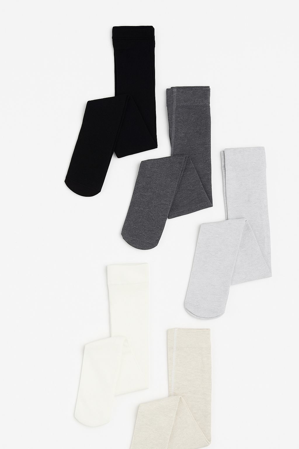 H&M 5-pack Cotton Jersey Leggings