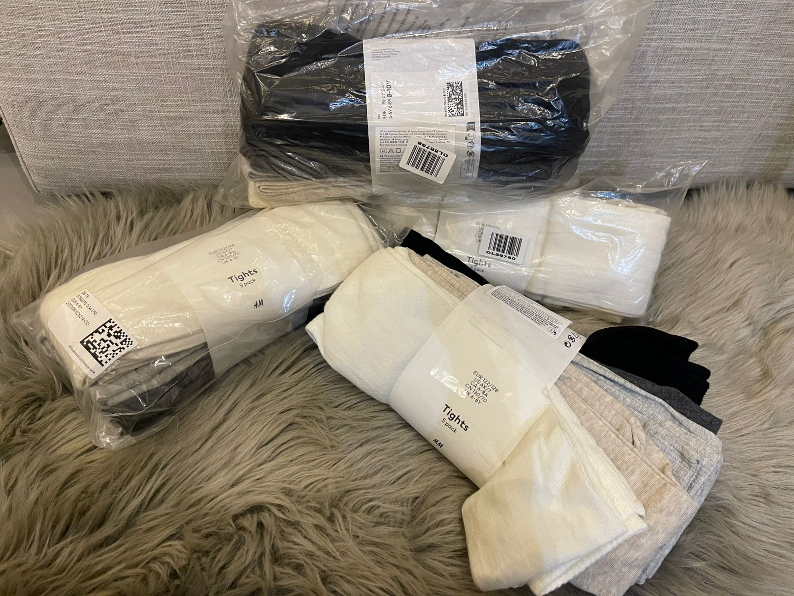 H&M 5-pack Cotton Jersey Leggings