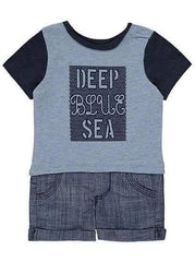 George Uk Blue Sea Dress