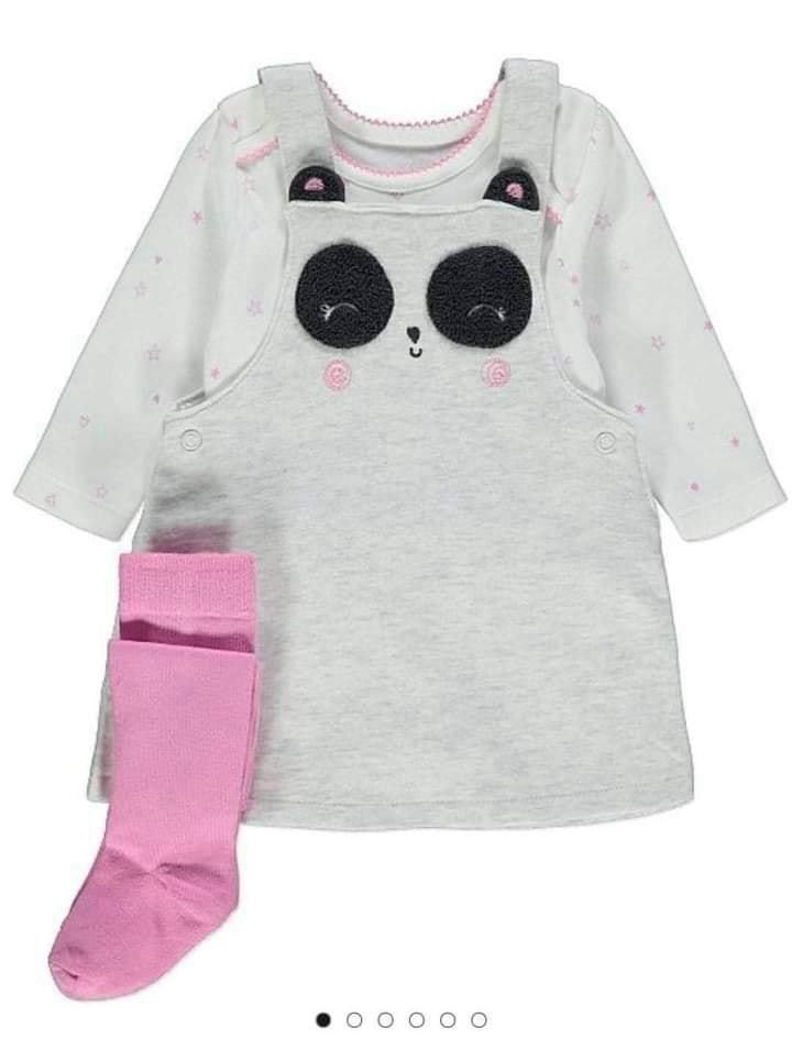 George UK Cute Panda Set 12-18 Months