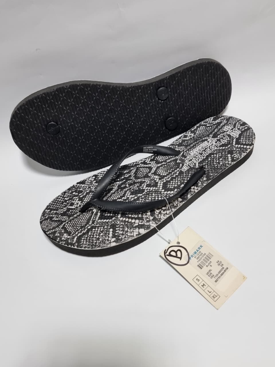 Primark Printed Flip Flops Ladies