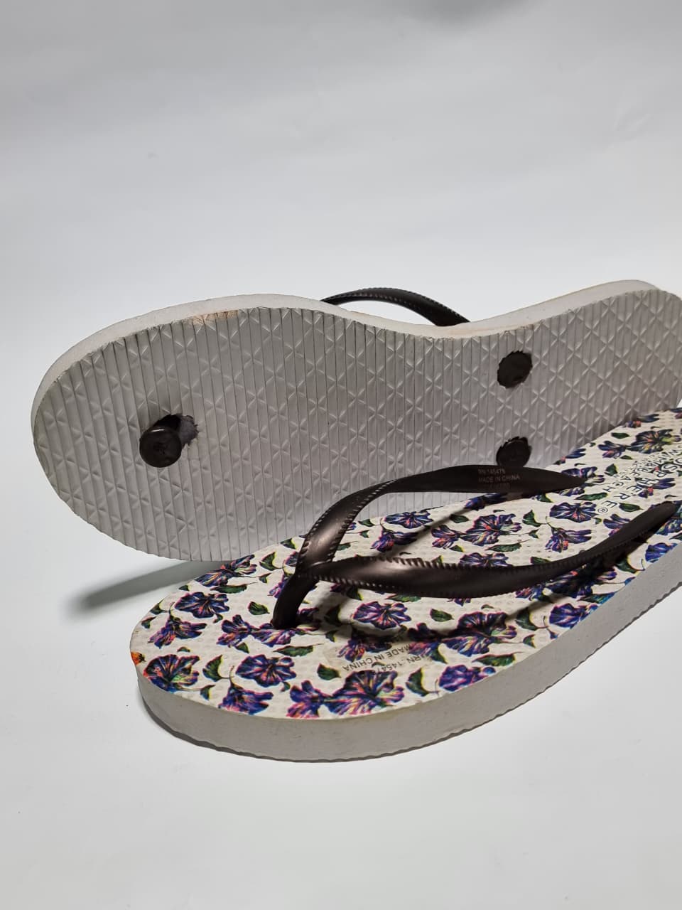 Primark Atmosphere Floral Print Flip Flops Ladies