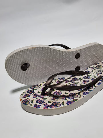 Primark Atmosphere Floral Print Flip Flops Ladies