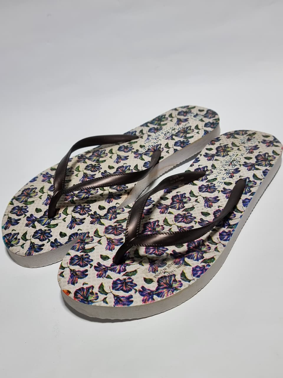 Primark Atmosphere Floral Print Flip Flops Ladies