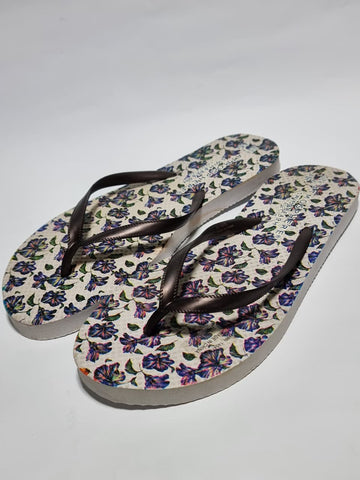 Primark Atmosphere Floral Print Flip Flops Ladies