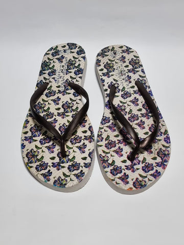 Primark Atmosphere Floral Print Flip Flops Ladies