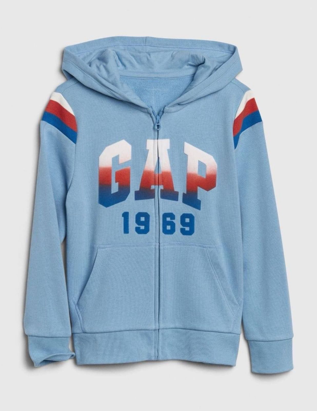 Gap Logo Zip Hoodie Fleece Lined