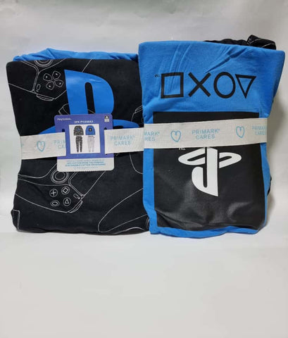Primark 2pk Playstation Print Pajamas 7-8 Years