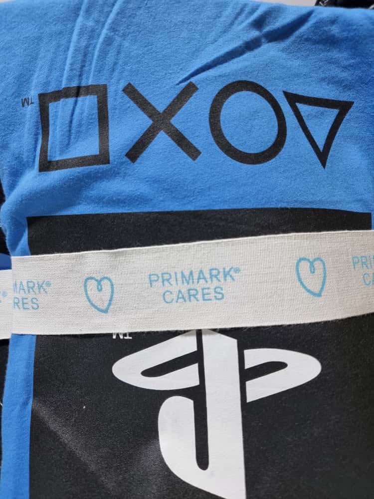 Primark 2pk Playstation Print Pajamas 7-8 Years
