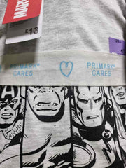 Primark 2pk Marvel Print Pajamas 7-8 Years