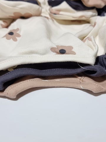 Floral Print Zip Fasten Sleepsuits 3 Pack George UK