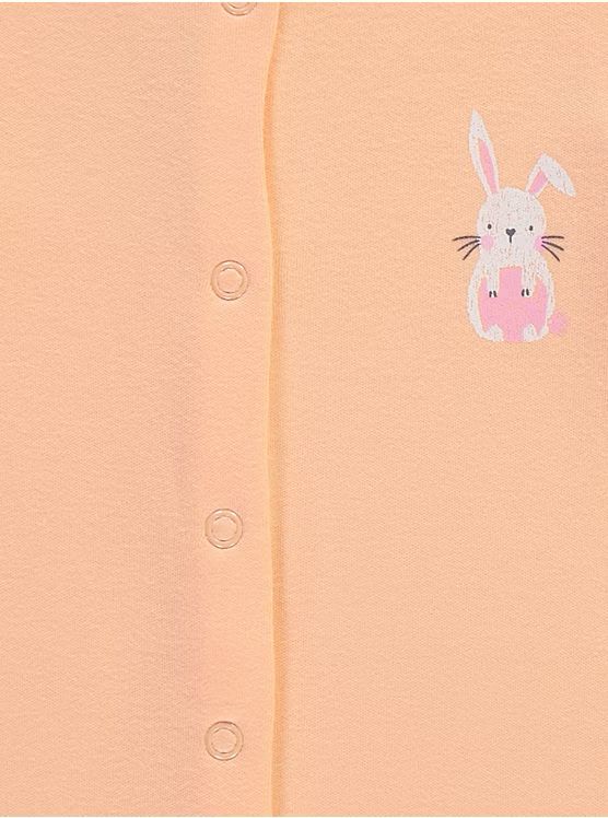 Paster Bunny Heart Rompers 3 Pack - George Uk