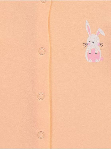 Paster Bunny Heart Rompers 3 Pack - George Uk