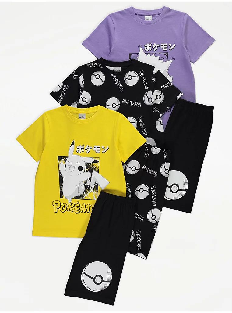 George UK Pokemon Print 3 Pairs Set