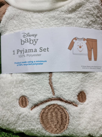Brown Bear Fleece Pyjamas Primark