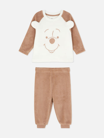 Brown Bear Fleece Pyjamas Primark