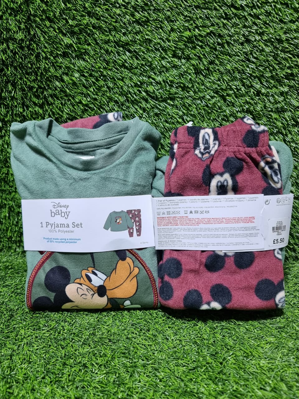 Mickey Fleece Pyjamas Primark