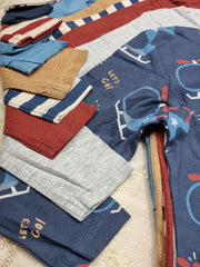 Transport Print 10 Shirts Set George UK 4-5 Years
