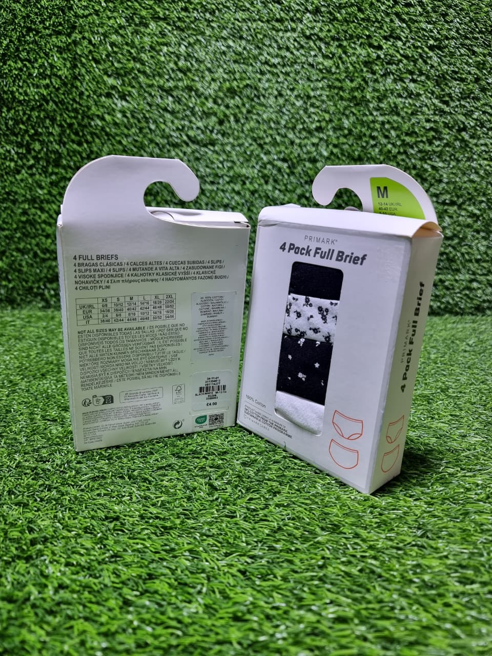 Primark Solid Colors Briefs 5 Pcs Set- Women