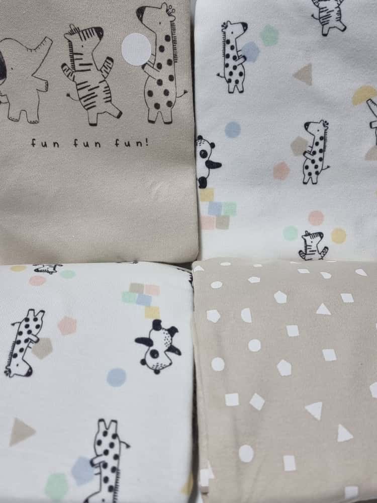 Safari Animals Short Sleeve Pyjamas 2 Pack