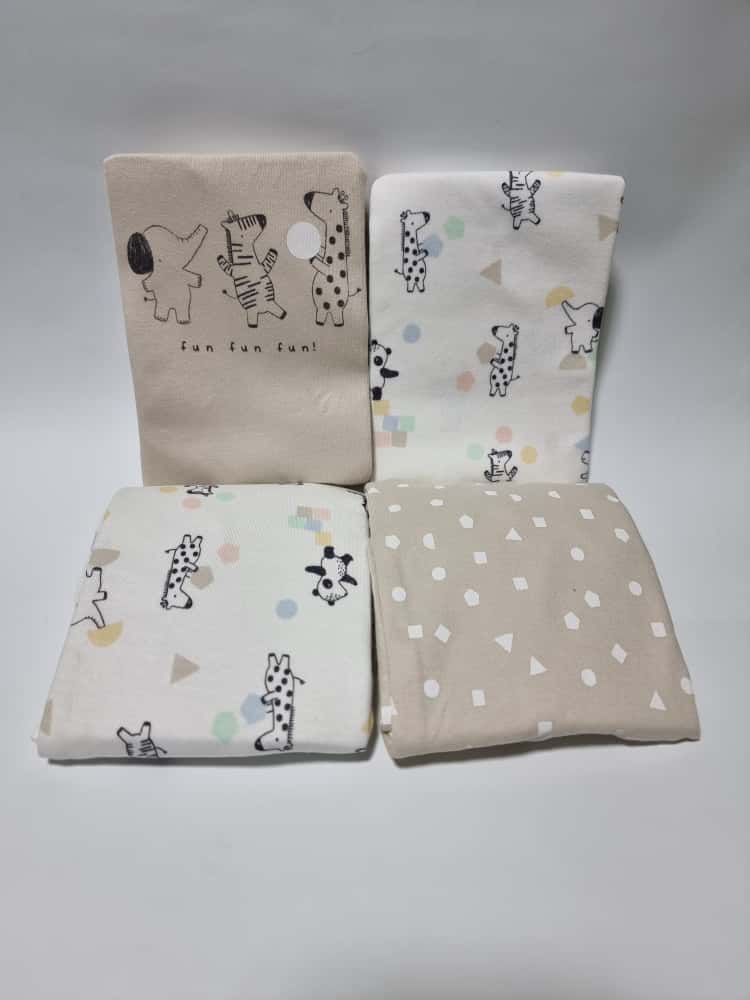 Safari Animals Short Sleeve Pyjamas 2 Pack