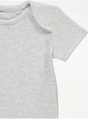 Neutral Short Sleeve Bodysuits 7 Pack George UK