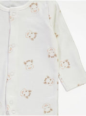 3 Pack Animal Print Rompers George UK