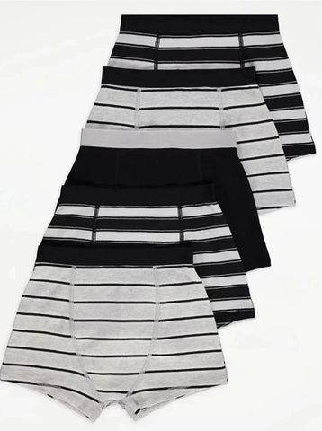 Striped Print Trunks 7 Pack George UK