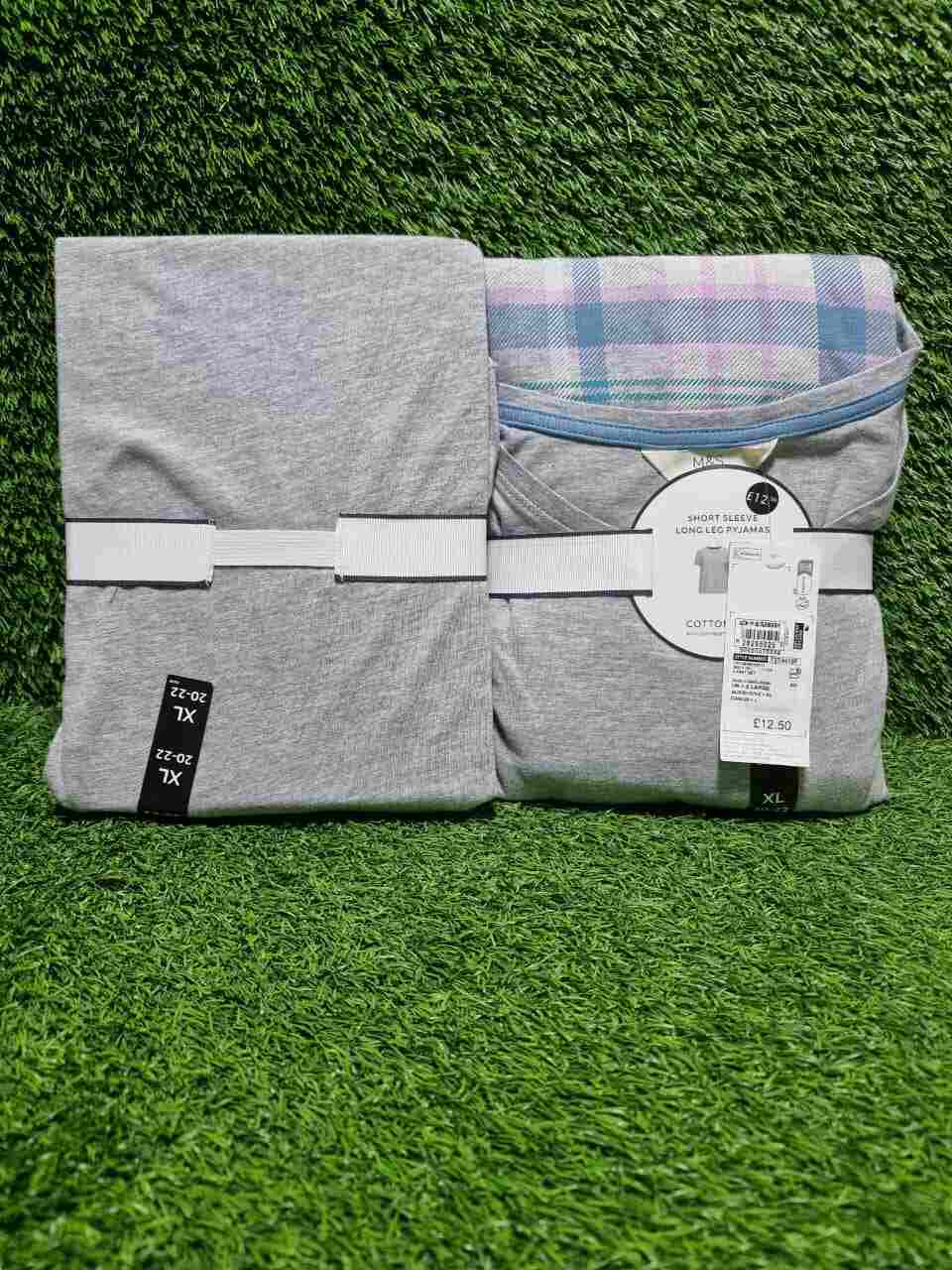 M&S Checkered Print Pyjamas Women