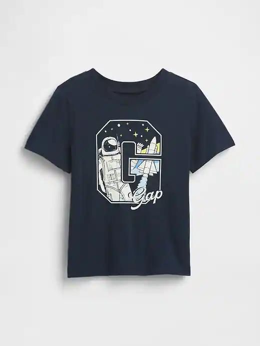 Gap Logo Astronaut Print Shirt